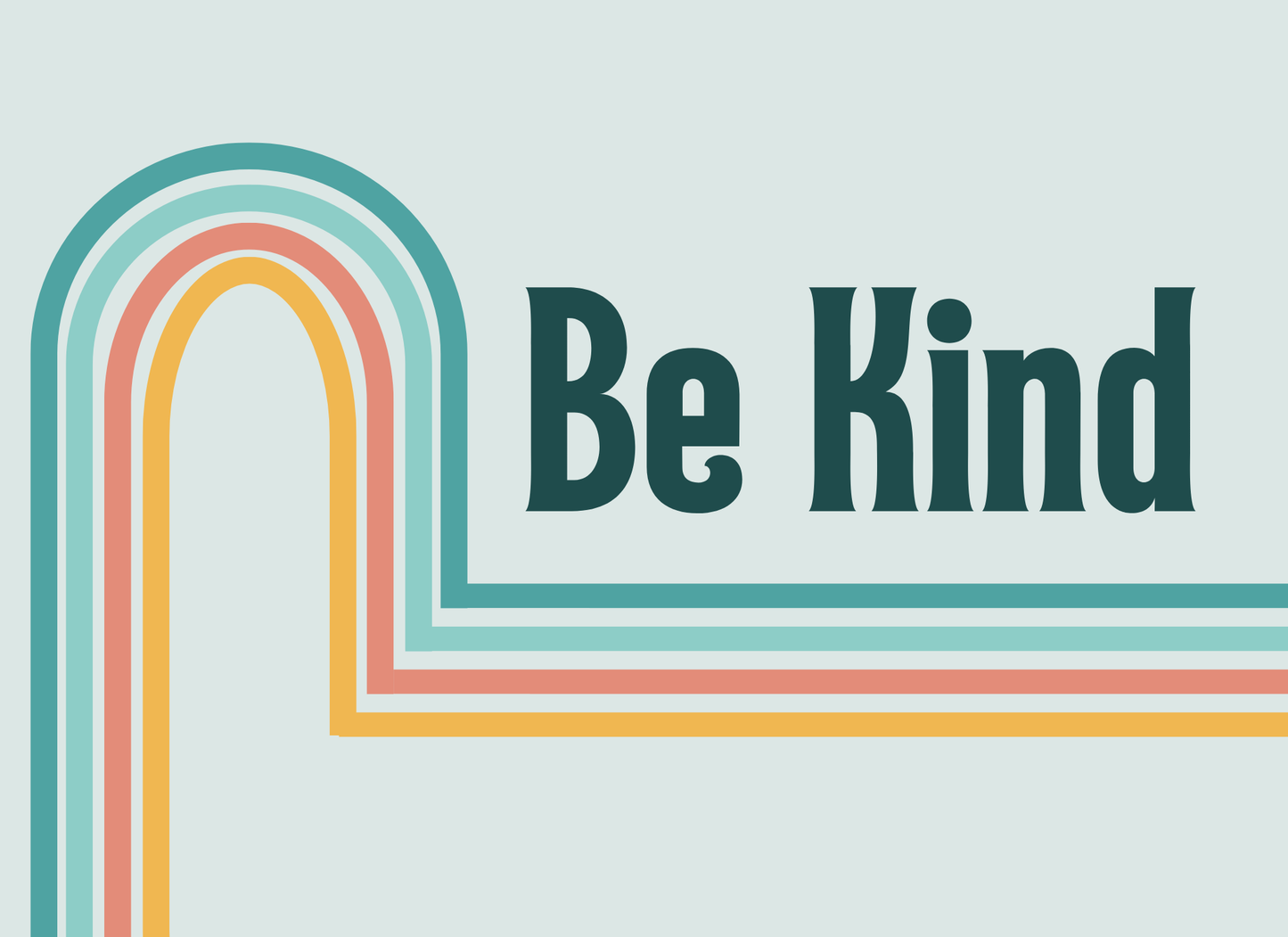 Be Kind Yard Sign | Lawn Sign for Homes, Schools, and Neighborhoods