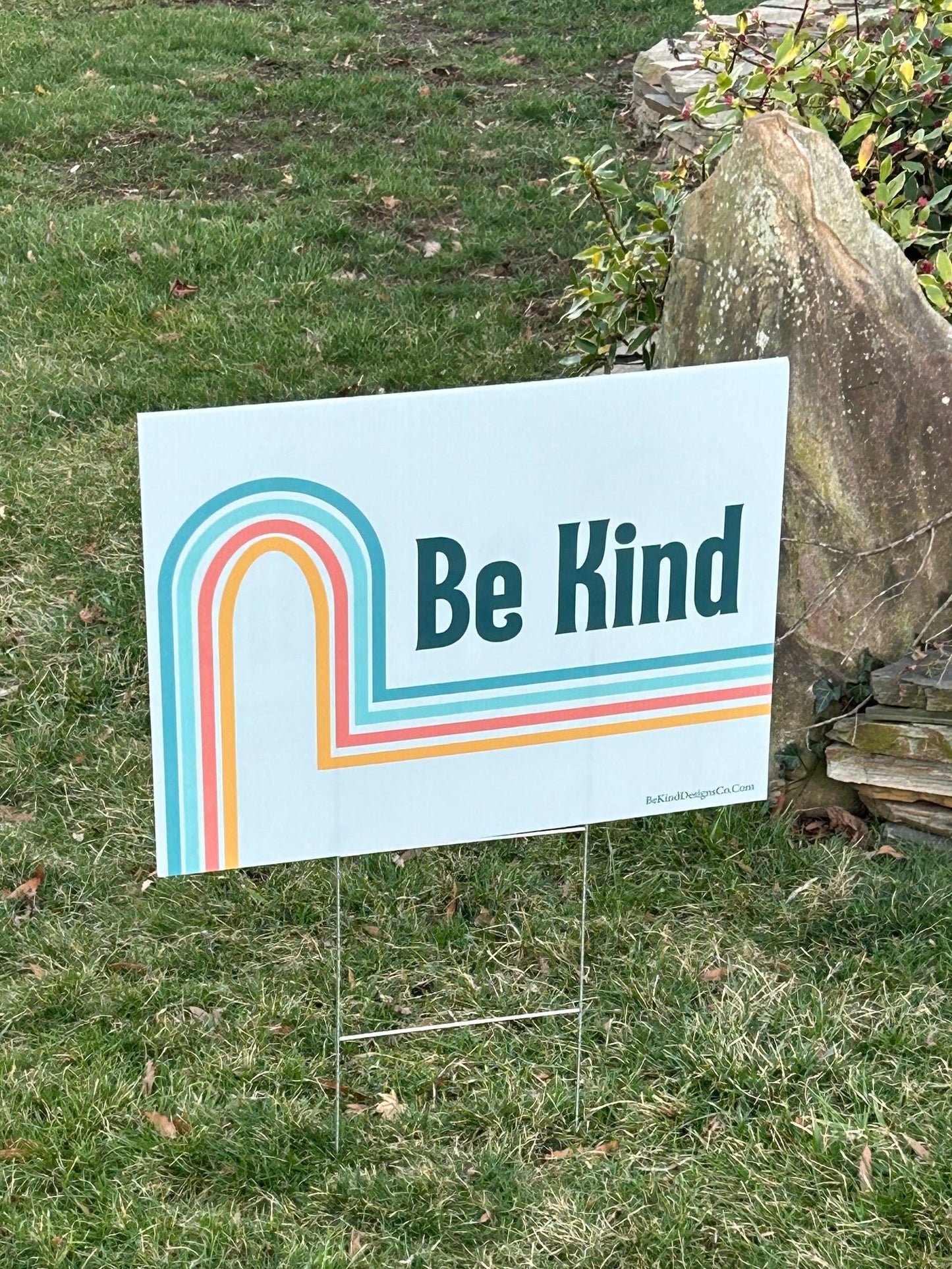 Be Kind Yard Sign | Lawn Sign for Homes, Schools, and Neighborhoods